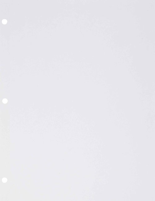 National Rip Proof Reinforced Filler Paper, 3-Hole, 8.5 X 11, Unruled, 100/pack,White (Pack of 2)