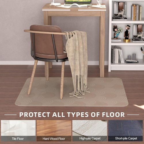 Comfypad - Office Chair Mat, 35” x 40” Non-Slip Chair Mat for Hardwood Floors, Easy Glide Rolling Chairs, Floor Protector for Home & Office