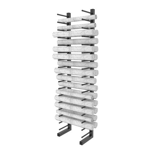 Wall Mount Blueprint Storage Rack Hanging Poster Display Rack Blueprint Roll FIle Holder,Art Paper Racks,Bulletin Board Paper Roll Holder Rack Roll File Storage Rack