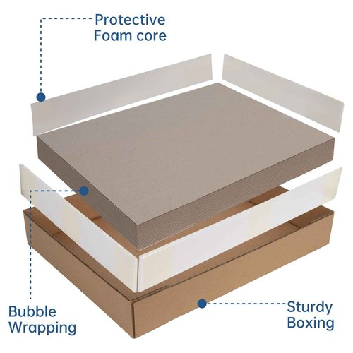 Heavy-Duty Chipboard Sheets 16 x 20 in - 80 PT (2mm) Thick - 20 Large Sheets of Chip Board for Binding Covers, Book Boards, Backing and Crafts - Sturdy Alternative to Thin Cardboard Sheets