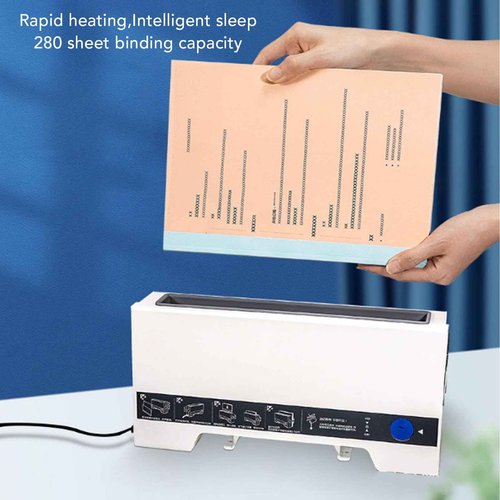 Thermal Binding Machine, Book Binding Machine Document Heat for School Office Business DIY Notebook Journal Photo Album