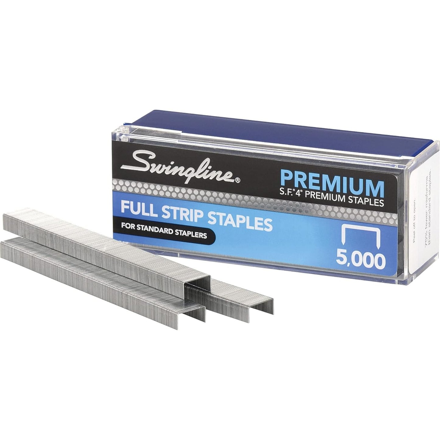 Swingline S.F. 4 Premium Staples - 1/4" Length, 210 Staples/Strip, 5000 Staples/Box