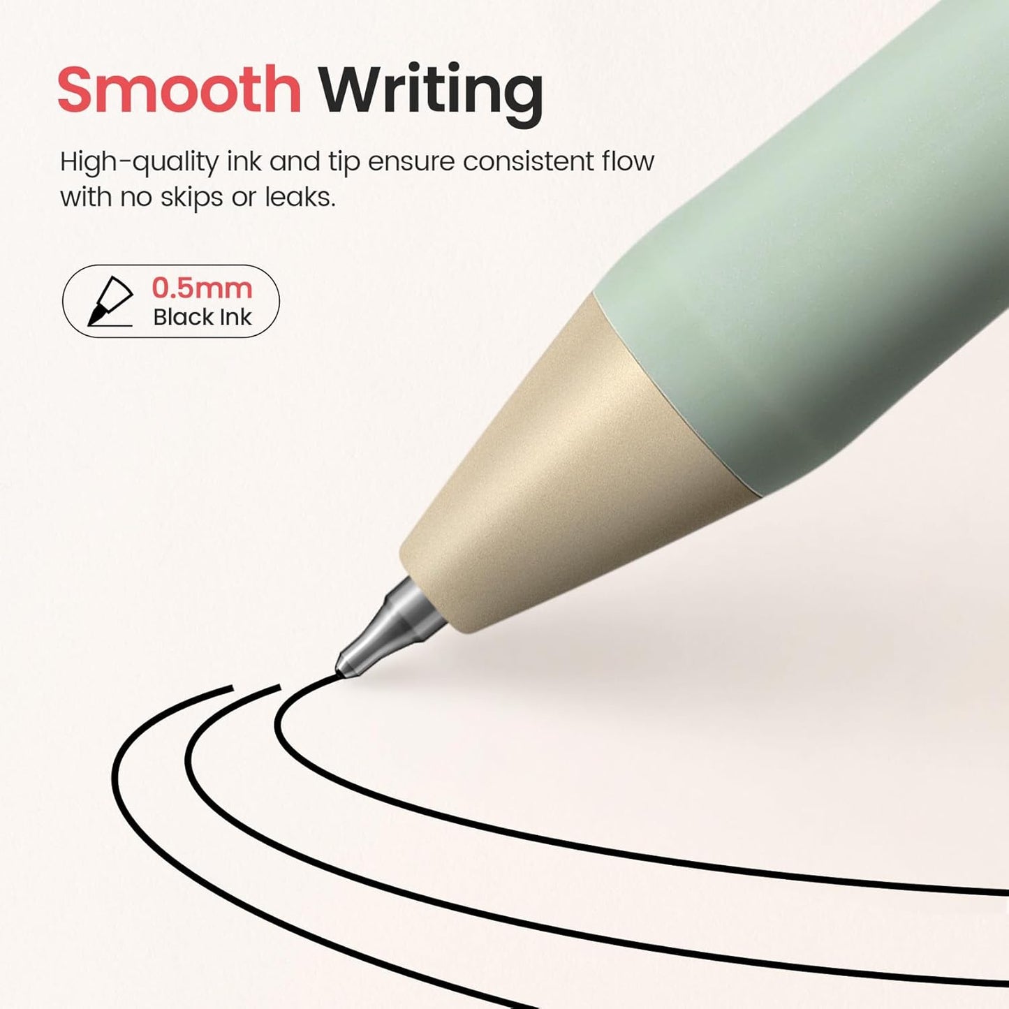 Skiennix Desk Calendar 2025-2027 | Stylish Design with Gel Pen Included