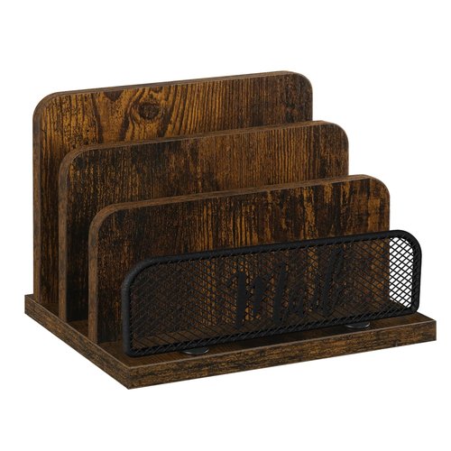 YINMIT Mail Organizer Countertop, Mail Holder, Desktop Mail Sorter, Letter Holder for Countertop, Bill Envelope Holder,Office Desk Organizers and Accessories for File Paper Folder
