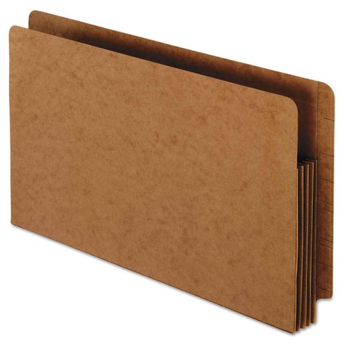 Pendaflex Heavy Duty End Tab File Pockets, Legal Size, Redrope, 3.5" Expansion, 10/BX (95545)