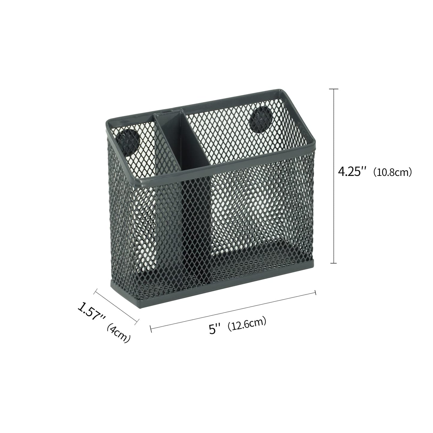 Neudeco Locker Accessories and Decor Kit, Pack of 4, Grey