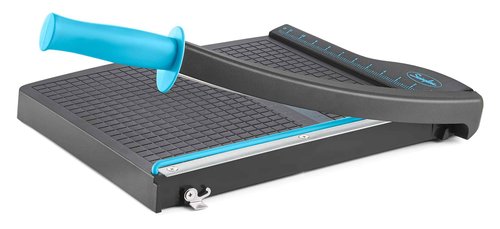 Swingline Guillotine Paper Cutter Heavy Duty, 12 Inch Paper Cutting Board with Guard Rail, Blade Lock, Cuts Up to 10 Sheets, Professional Manual Paper Cutter Trimmer for Scrapbooking, Crafts & Photo.