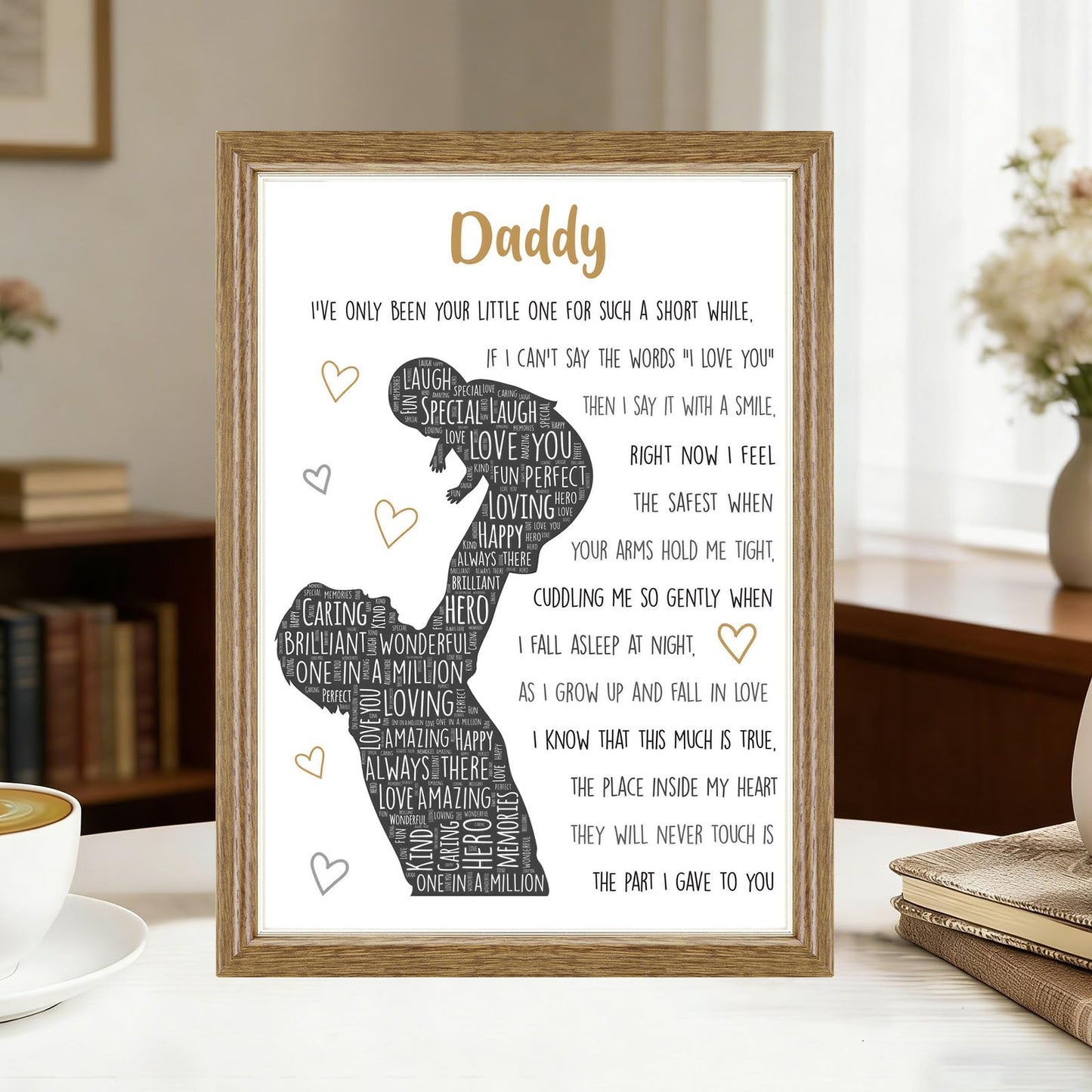 gerdiny First Fathers Day Card Gifts for New Dad, 1st Fathers Day Card, Happy 1st Father's Day Cards Gift from Baby Boy Girl, Father's Day Card Gift for First Time Dad To Be, New Dad Gifts for Men