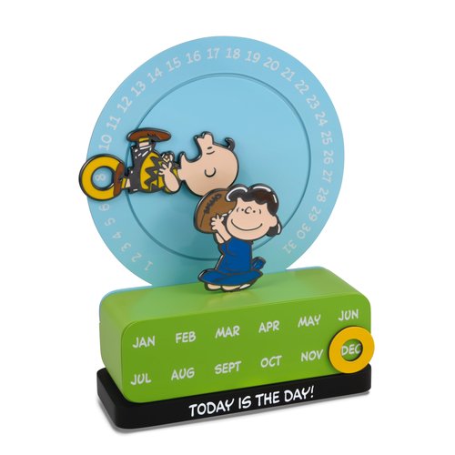 Hallmark Peanuts Magnetic Perpetual Calendar (Charlie Brown and Lucy) Gift for Boss, Grads, Fans