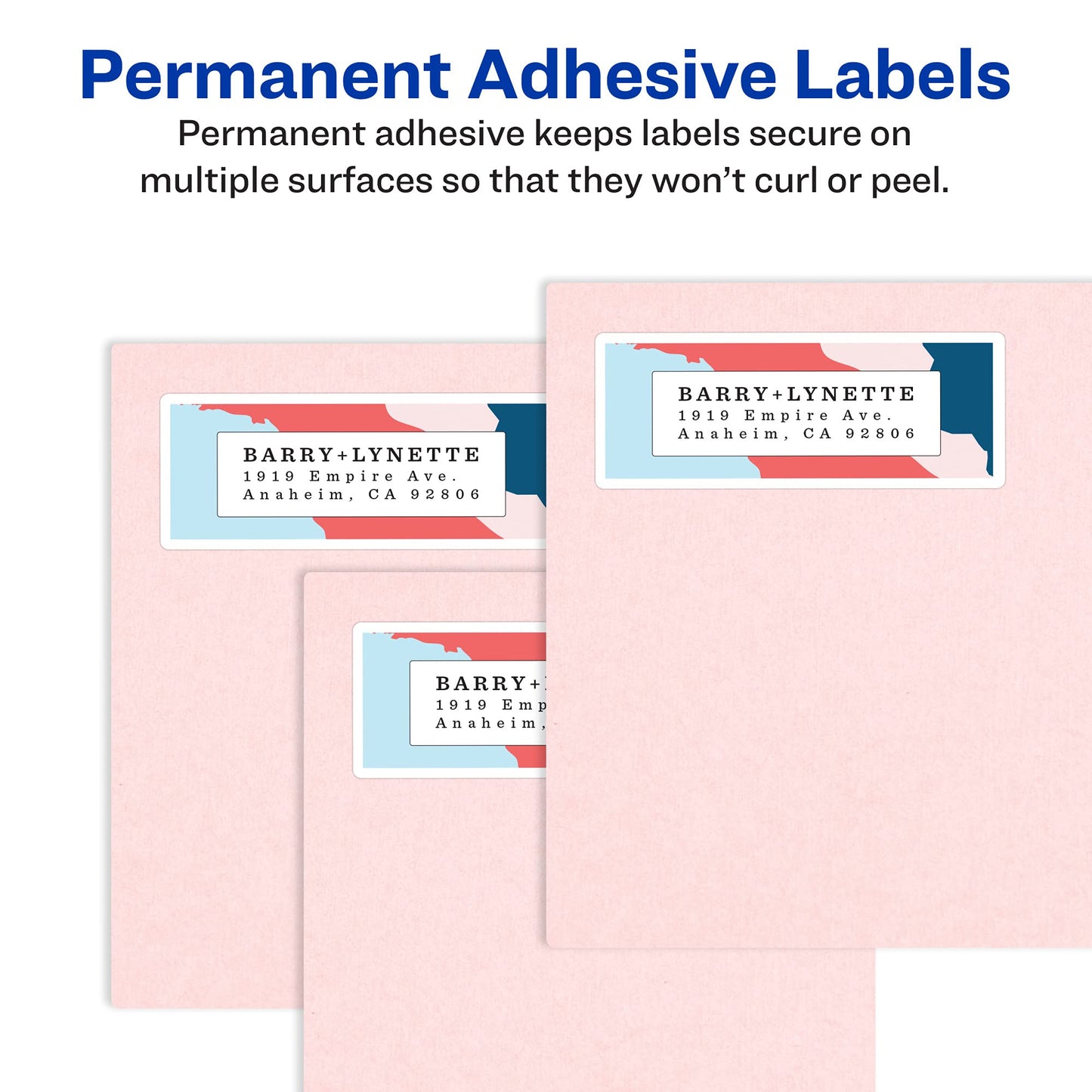 Avery Printable Shipping Labels, 4" x 6", White, 20 Blank Address Labels (05292)