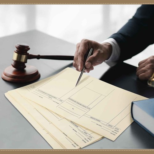 Fuyoooo 100 Pack 10 x 14-3/4'' Attorney's Envelopes Open Side Case Files Envelopes, Heavy Duty 110 lb Manila, Manila File Jackets Attorney Job Folders for Office Business Employee