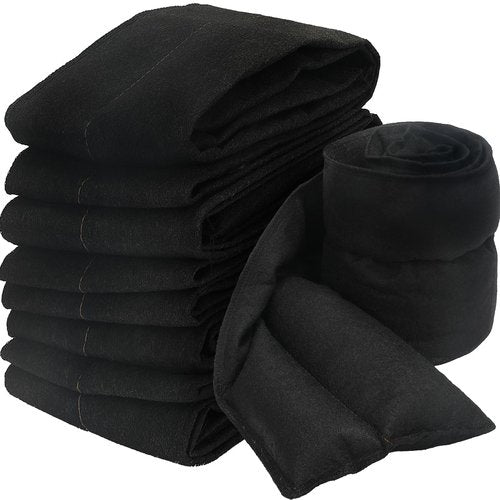 5 Pcs Water Activated Barrier for Flooding 5 FT x 7.8 Inch Absorbent Flood Barriers for Home Sandless Sandbag Reusable Water Diverter for Door Garage Basement Prevention Rain Hurricane