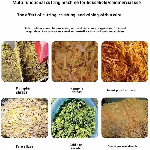 Household Farming Grass Shredder Knife Blades,Adjustable Diameter Vegetable Shredder Set with 12 Mounting Holes,Heavy-Duty Stainless Steel Improved Chopping Efficiency for Grass and Vegetables (C)