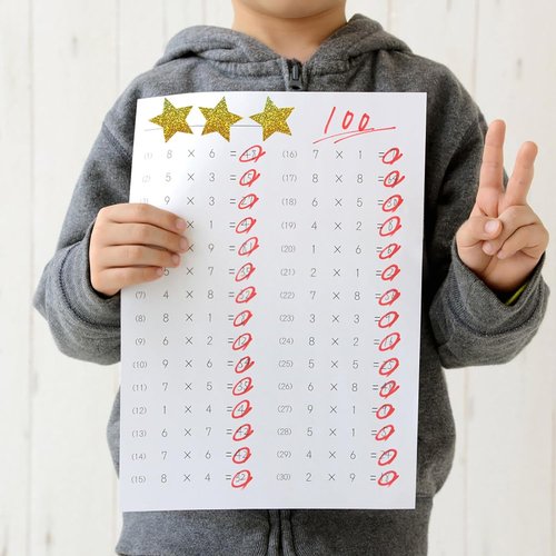 Gold Foil Star Stickers by [Brand Name] - 500 Pcs Holographic 1-Inch Sparkly Stars for Rewards & Crafts