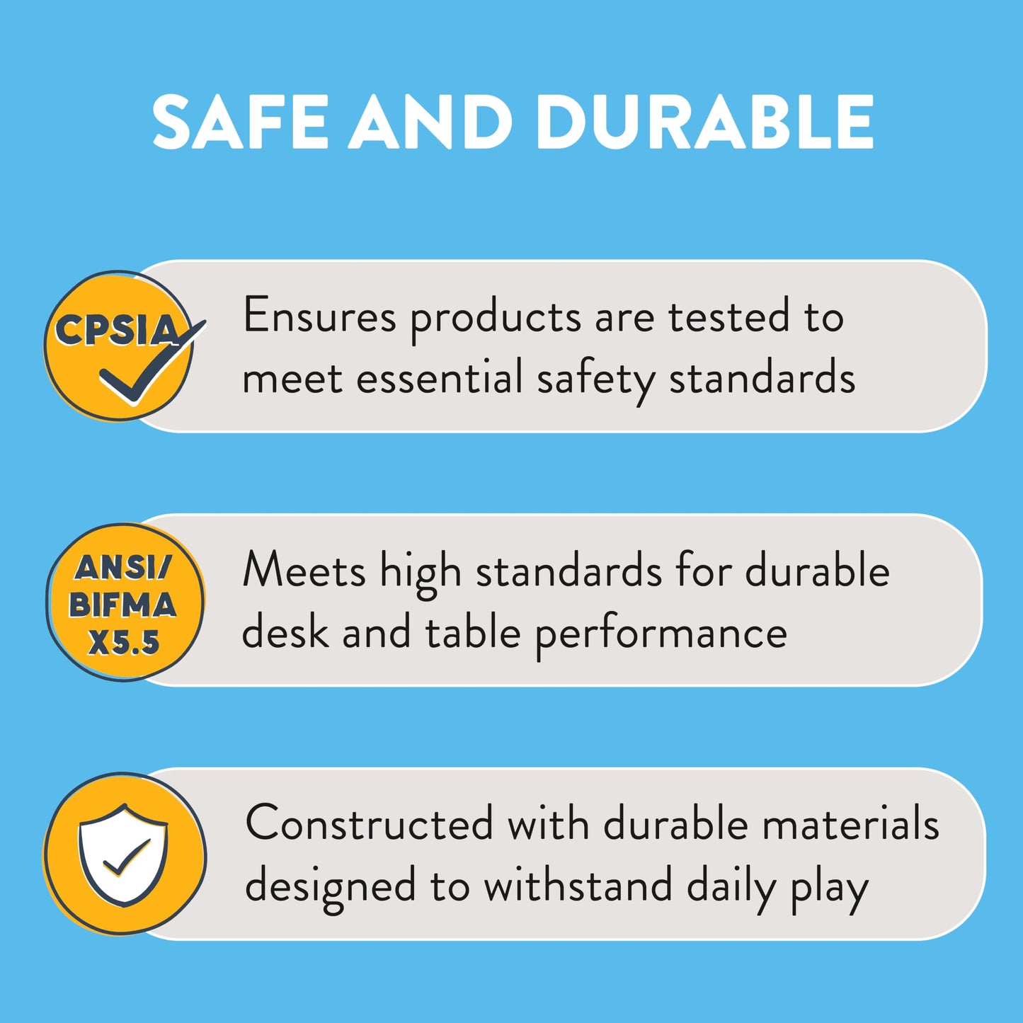 Back2School Express Wooden Activity Table, Kids Furniture, Natural