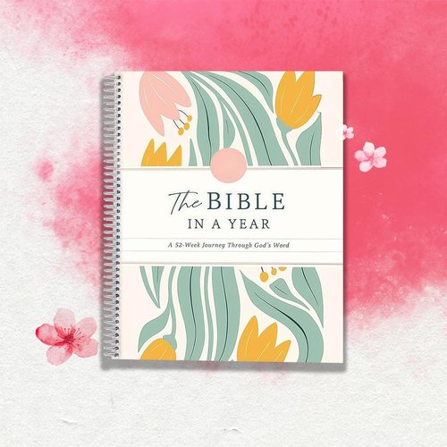 The Bible in a Year A 52-Week Study Through Gods Word Spiral Bible Study Guide 52-Week Women's Bible Study Plan（A4 Size）A Gift for Christians
