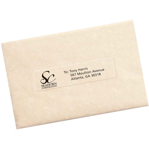 Avery Printable Address Labels with Sure Feed, 1" x 4", Matte Clear, 1,000 Blank Mailing Labels (05661)