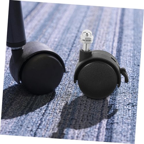 HAWILLOSCH 4pcs Caster Wheels for Electric Heater Swivel Casters for Oil-Filled Radiators Easy Installation Furniture Trolley Accessories Floor-Friendly Replacement Wheels