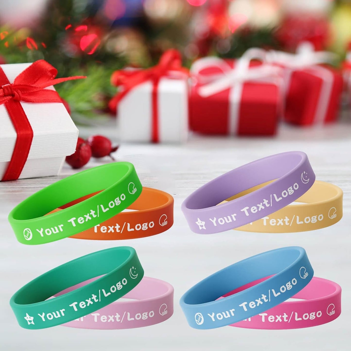 Wanstay Custom Silicone Wristbands - Personalized Rubber Bracelets for Events & Gifts | Bulk Options Available