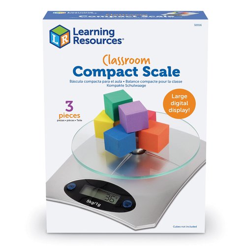 Learning Resources Classroom Compact Scale,5000G/1.0G Res, Classroom Experiments, Grades 3+