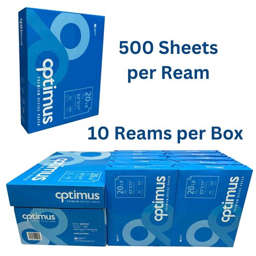 UBMOVE Multi- Use Copy Printer Paper, 8.5” x 11”, 20 lbs, (White, 10 REAMS/1 CASE), Copy Printer Paper,White Paper For Office Printing, Computer Paper, Office Supplies