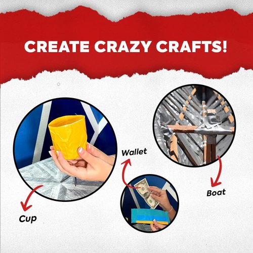 MAT Duct Tape Brown Industrial Grade, 6 inch x 60 ft. Waterproof, UV Resistant for Crafts, Home Improvement, Repairs, & Projects