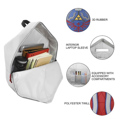 The Legend Of Zelda Hylian Shield 18.5" Novelty Backpack