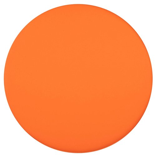 Flash Furniture Nicholas Soft Seating Flexible Circle for Classrooms and Common Spaces - 18" Seat Height (Orange)