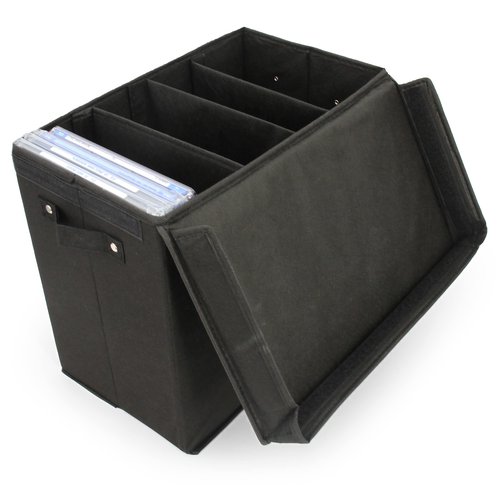 CASEMATIX Graded Comic Book Storage Case Fits up to 28 CGC Graded Comics, Lightweight Comic Book Bin with Three Removable Comic Book Box Partitions