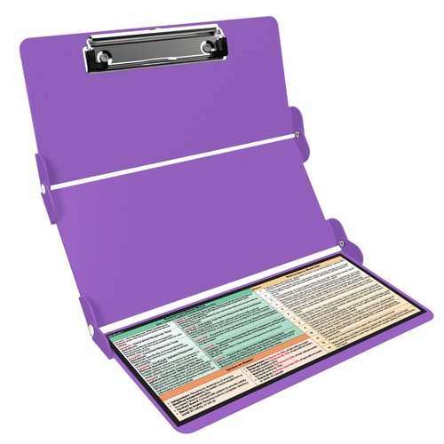 Whitecoat Clipboard® Trifold - Lilac Occupational Therapy Edition