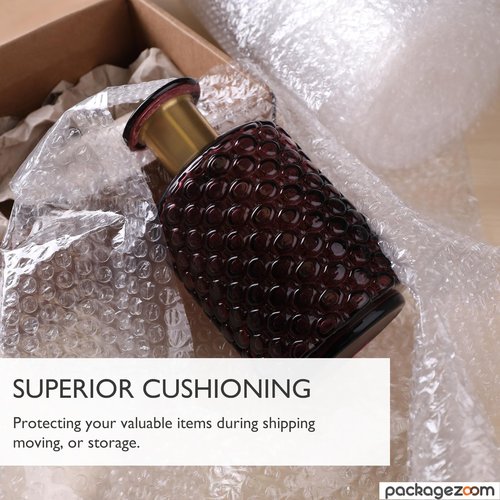 12 inch x 30 ft Bubble Cushioning Wrap, Perforated Every 12" Protective Packing Moving & Shipping Supplies for Boxes & Fragile Items