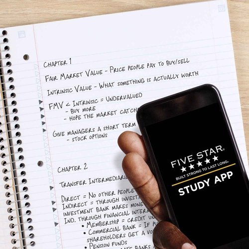 Five Star Spiral Notebook + Study App, 3 Subject, College Ruled Paper, Fights Ink Bleed, Water Resistant Cover, 8-1/2" x 11", 150 Sheets, Black (72069) (Pack of 6)