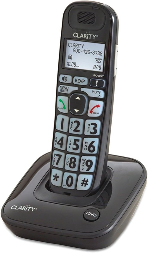 Clarity E814CC Amplified Corded/Cordless Phone Combo with Answering Machine | Dual-SIM, Dual Keypad