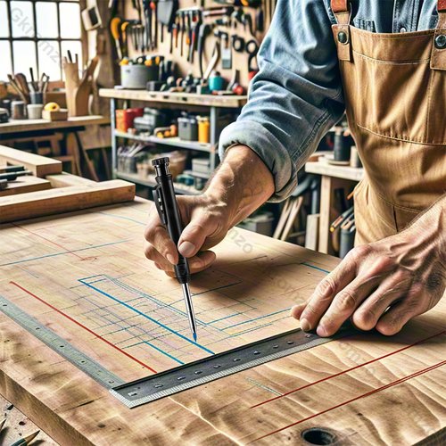 200 Pack 2.8mm Mechanical Pencil Leads for Woodworking, Engineering Drafting & Metal Punching - Durable Deep Hole Marking, Precision Line Drawing - Professional Grade Color Automatic Pencil Refills