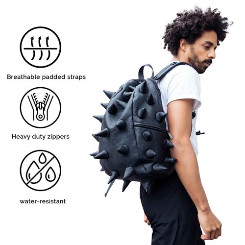 Madpax Spike Got Your Black Premium 15" Laptop Backpack for Men & Women Durable Stylish Carry On Unisex Casual Travel Commuter Bag