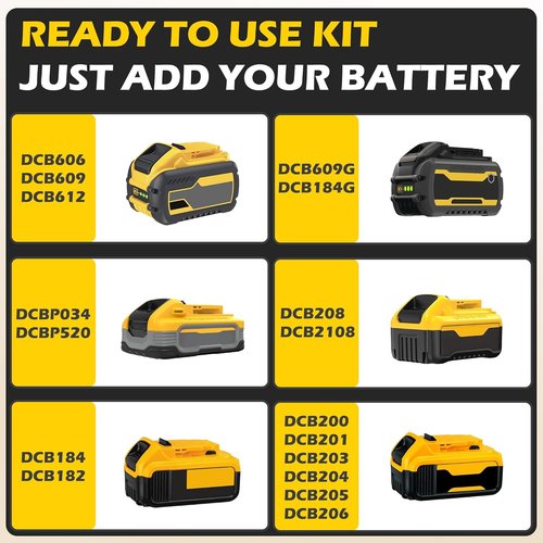 DeWalt 110W Cordless Hot Glue Gun - Heavy Duty Electric Tool with 20 Glue Sticks for Arts & Crafts