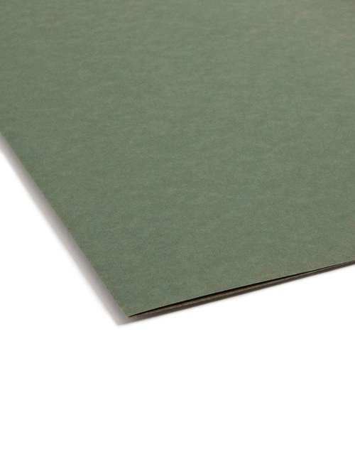 Smead Hanging File Folders for Documents, Letter Size, 2 Inch Expansion, File Organizer for Filing Cabinets, Standard Green, 25 Pack (64259)