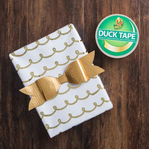 Duck Brand Duck Color Duct Tape, 6-Roll, Metallic Gold (280748_C)