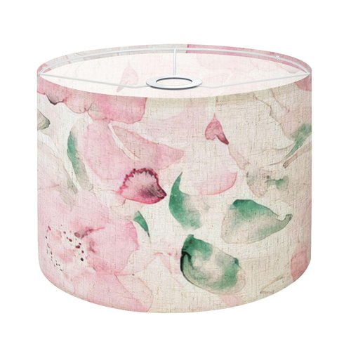 Lampshades Sage Green Lamp Shades Boho 1 Pack Summer Blossom Botanical Floral Watercolor Roses Peony Light Shade for Table Lamps Floor Lamps Drum Lamp Shades Lampshade Replacement