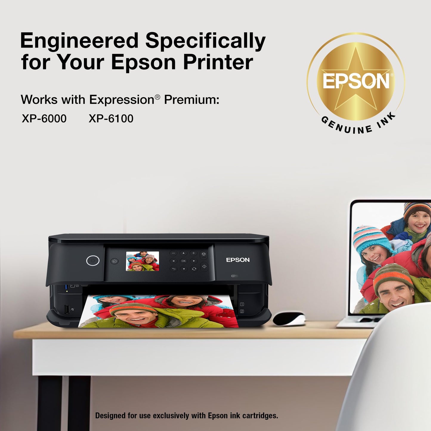 EPSON 302 Claria Premium Ink Standard Capacity Color Combo Pack (T302520-S) Works with Expression XP-6000, 6100