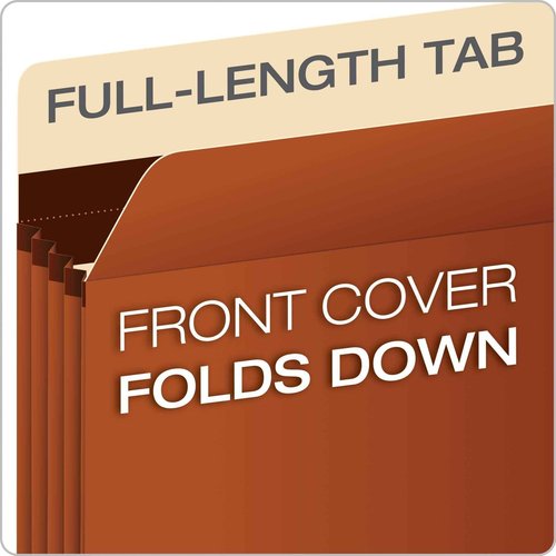 Pendaflex Expanding Accordion File Pockets, Extra Durable, Expands 3.5", Legal Size, Reinforced with Dupont Tyvek Material, 10/Box (15423), Brown