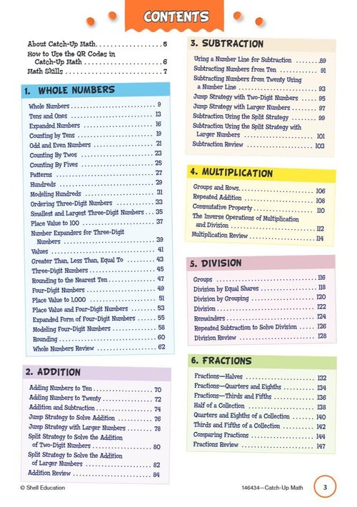 Catch-Up Math | 3rd Grade Learning Workbook - Engaging Activities for Skill Mastery