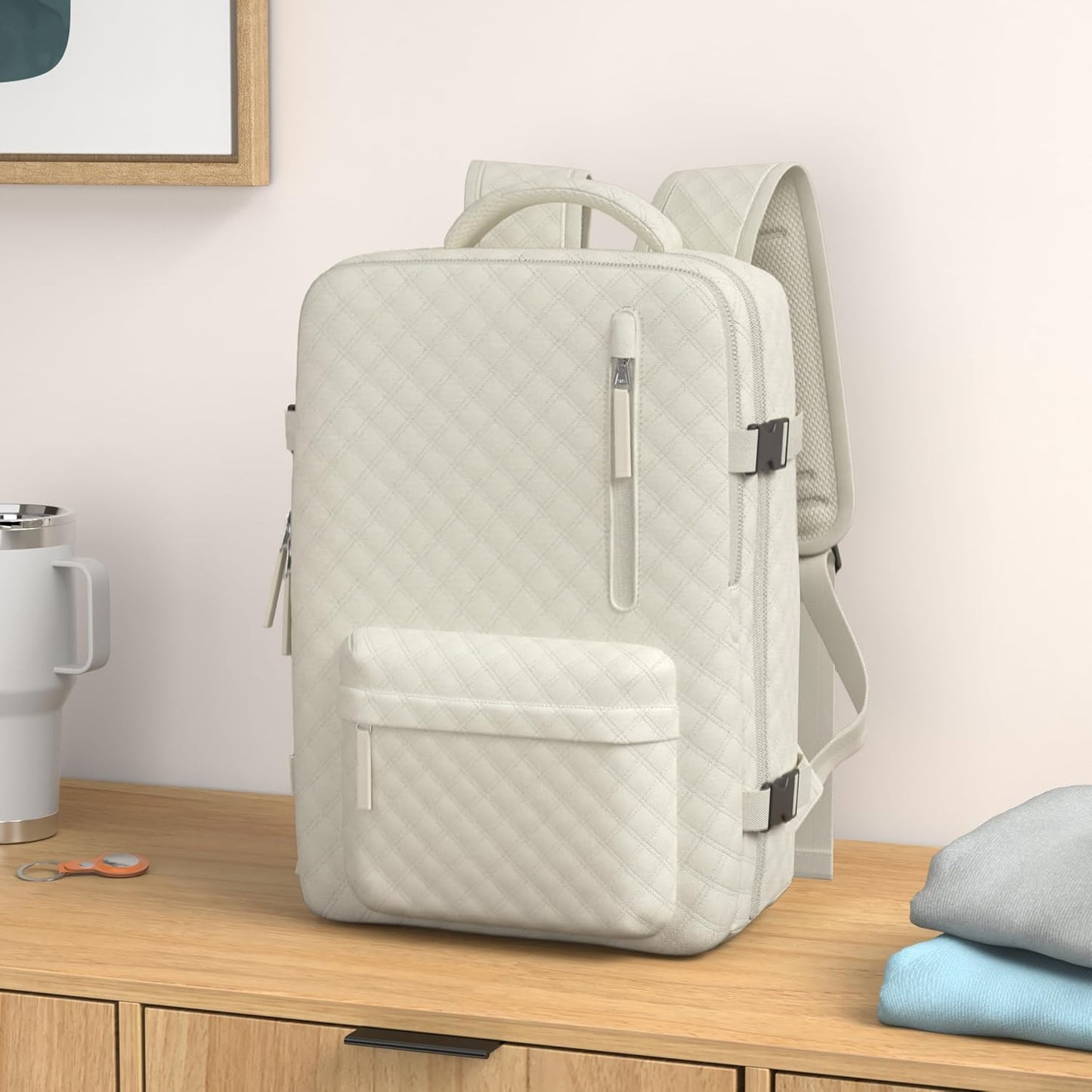 WONHOX Large Travel Backpack - Flight Approved Laptop Bag for Work & Business | Unisex Design