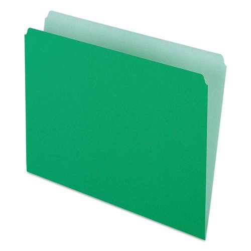 Pendaflex Colored File Folders, Green (PFX152BGR), Letter