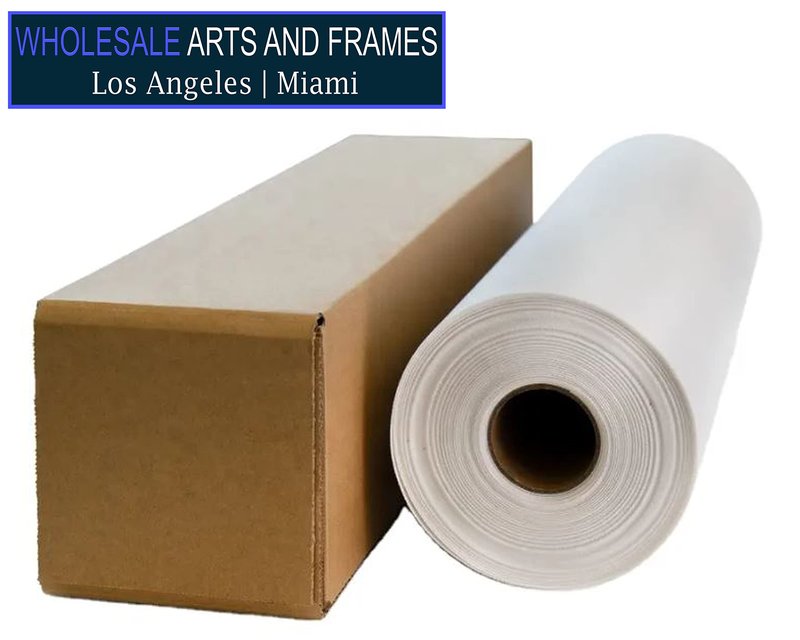 Inkjet Canvas Roll 36”x40’ Poly-Cotton Aqueous Water Based 12 oz. (360 GSM) Matte Professional Digital Waterproof Printing Instant-Dry for Dye and Pigment Inkjet Printers