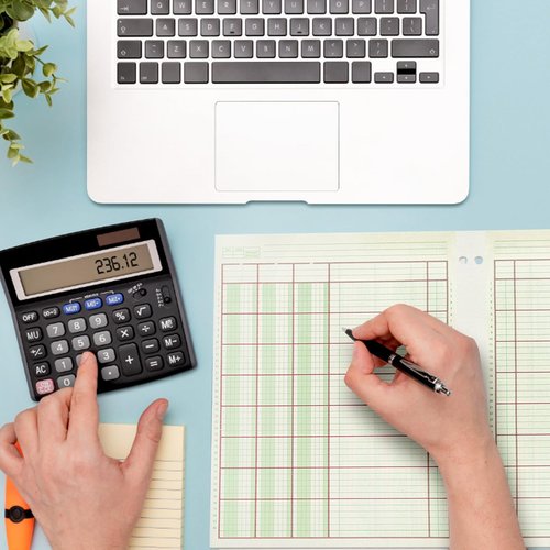 6 Pack 312 Sheets Analysis Pad Columnar Books 3 Hole Ledger Paper Pad 8.5 x 11 inch Columnar Pad Accounting Ledger Book for Business, 52 Sheets/Pack, Single Page Format, Green Red (3 Columnar)