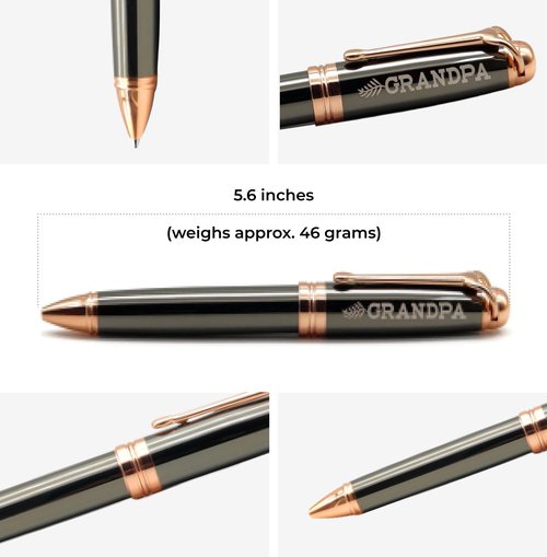 Inkstone "Grandpa Engraved Gift Pen with Presentation Gift Box