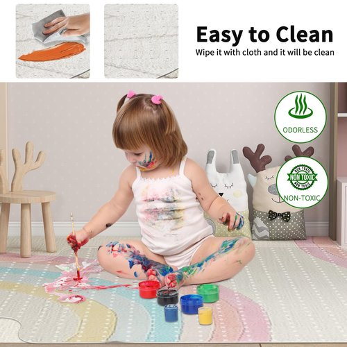 WASJOYE Chair Mat for Carpet, 36" x 48" Office Chair Mat for Carpet, Convex Shape with Non-Slip Studded for Home and Office