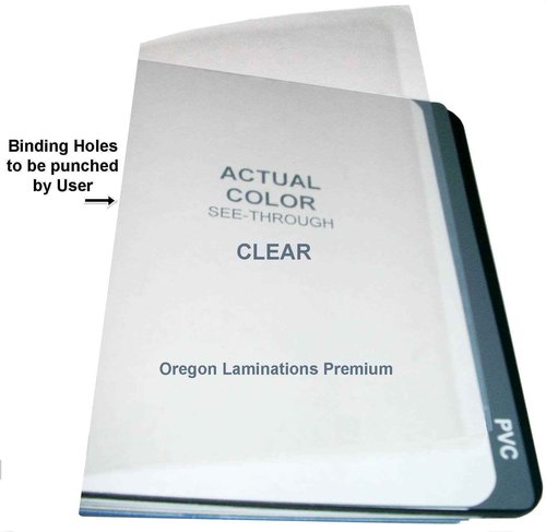 11x17 Binding Covers 5 Mil Clear PVC Plastic Sheets [pk of 100] 11 x 17-inch Unpunched