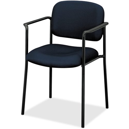basyx by HON Guest Chair with Arms, Office Furniture, Navy (VL616)